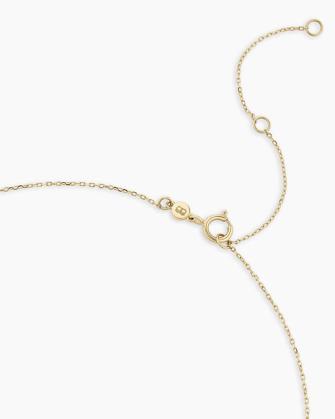 14K Diamond and White Sapphire Amara Cluster Necklace