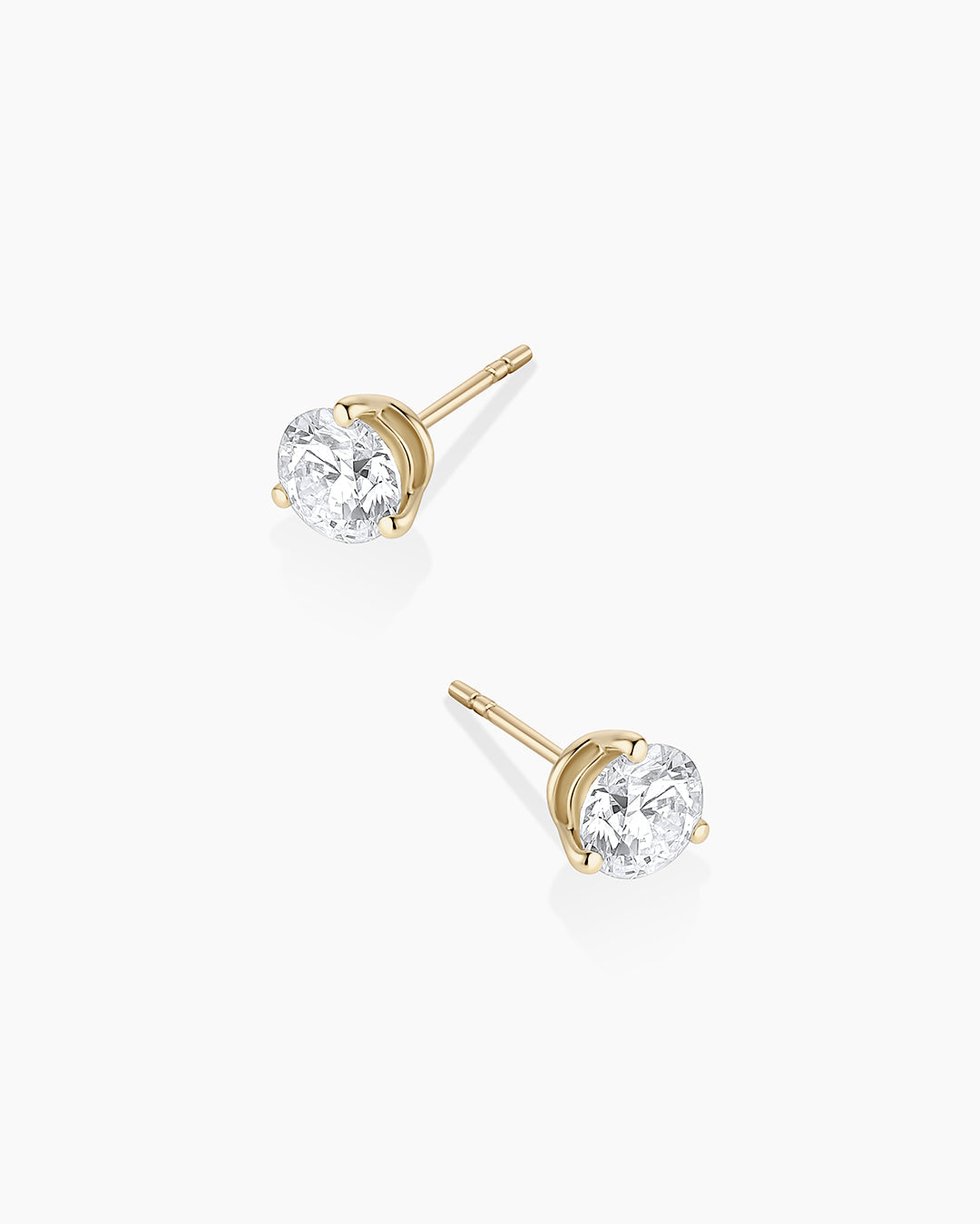14K Lab Grown Diamond Solitaire Studs