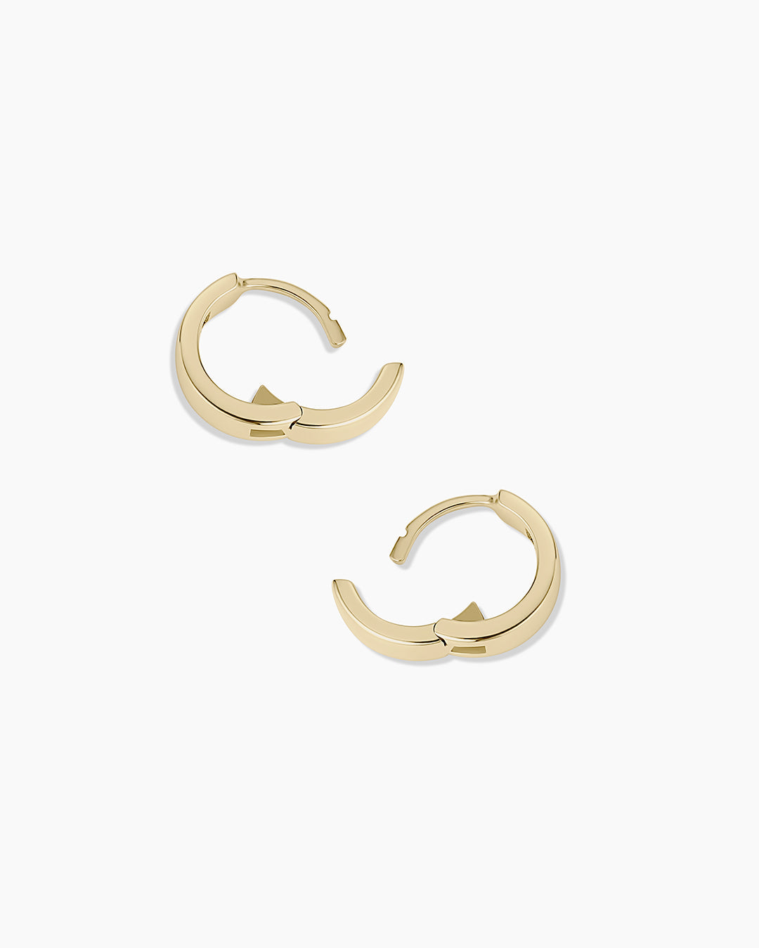 14K Diamond Love Rose Huggies