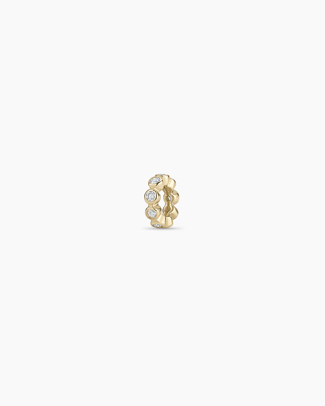 14K Classic Diamond Halo Charm