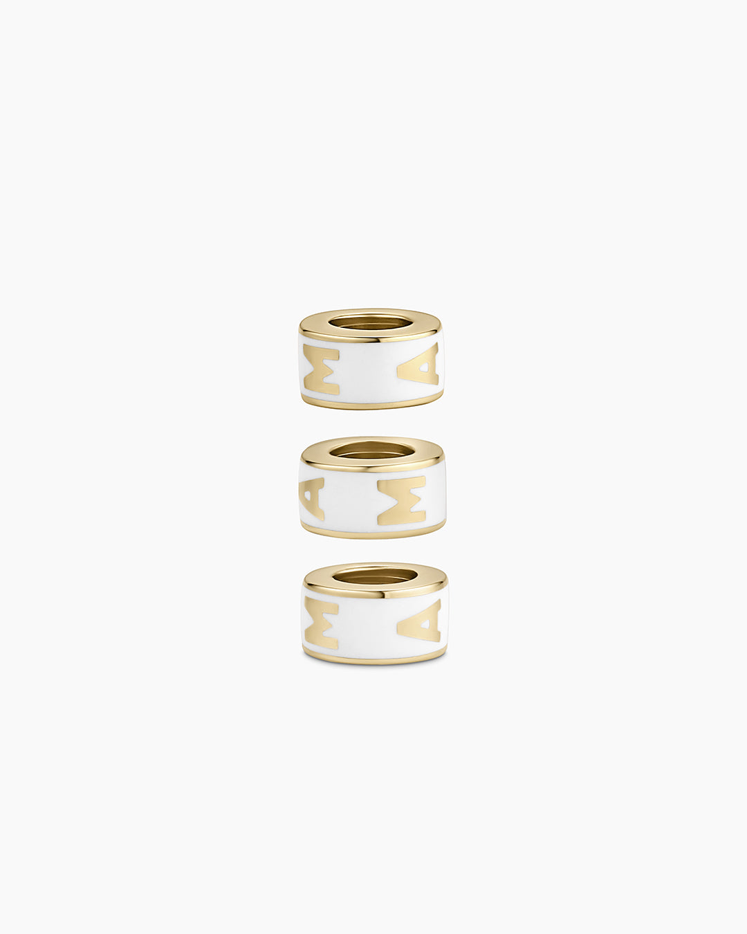 14K Gold Mama Halo Charm Necklace