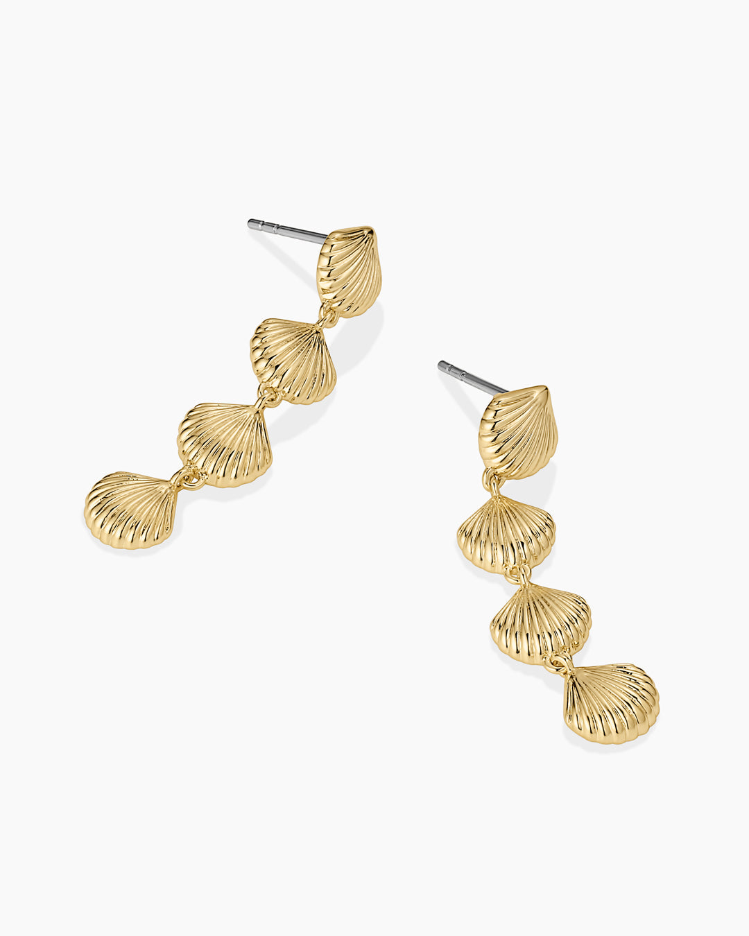Scallop Mini Drop Earrings