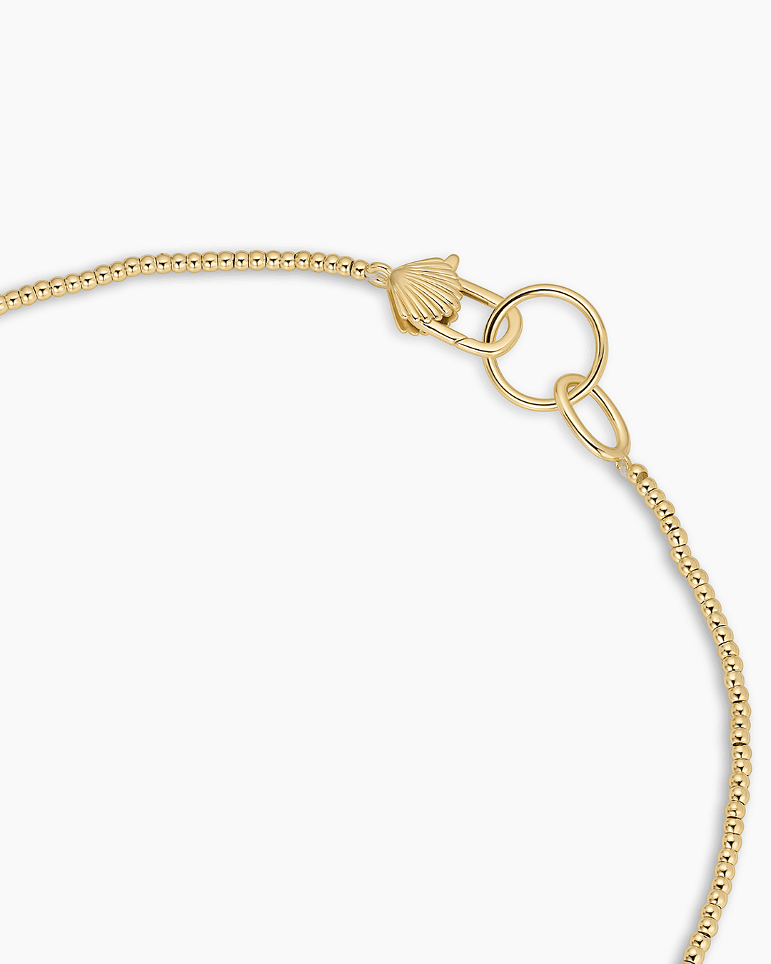 Scallop Padlock Sunset Necklace