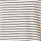 Stripe 3/4 Sleeve Boatneck Top