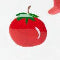 Tomato Hand-Painted Drinking Glass