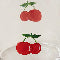 Cherry Hand-Painted Drinking Glass