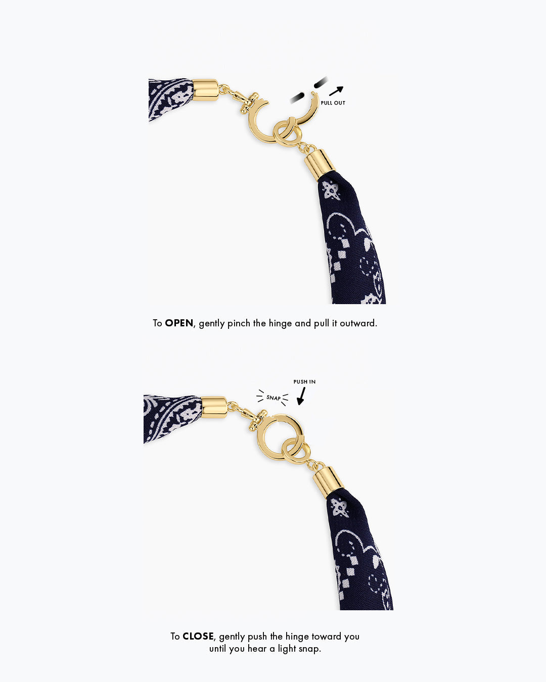 Paisley Bandana Knot Necklace
