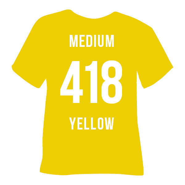 418 Medium Yellow POLI-FLEX® PREMIUM HTV