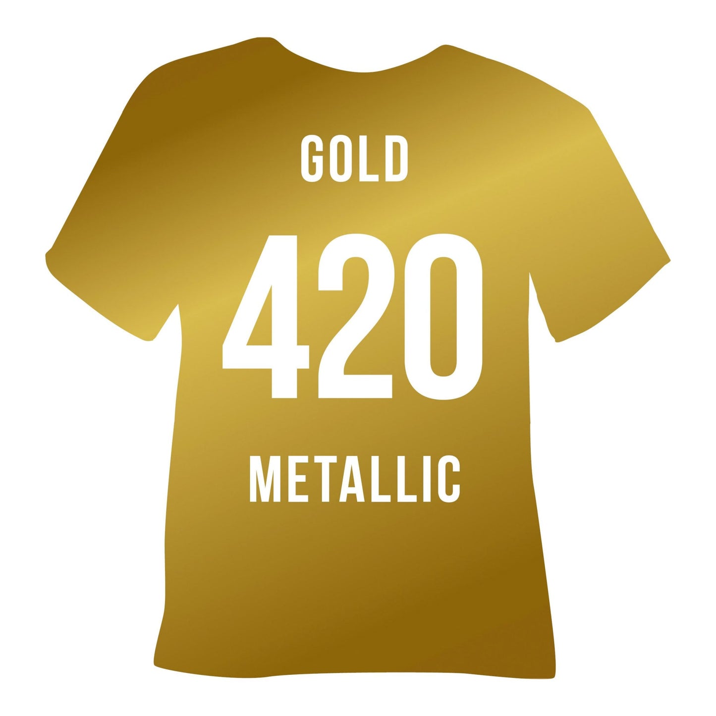 420 Gold Metallic POLI-FLEX® PREMIUM HTV