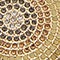 Ombre Pavé Disc Necklace