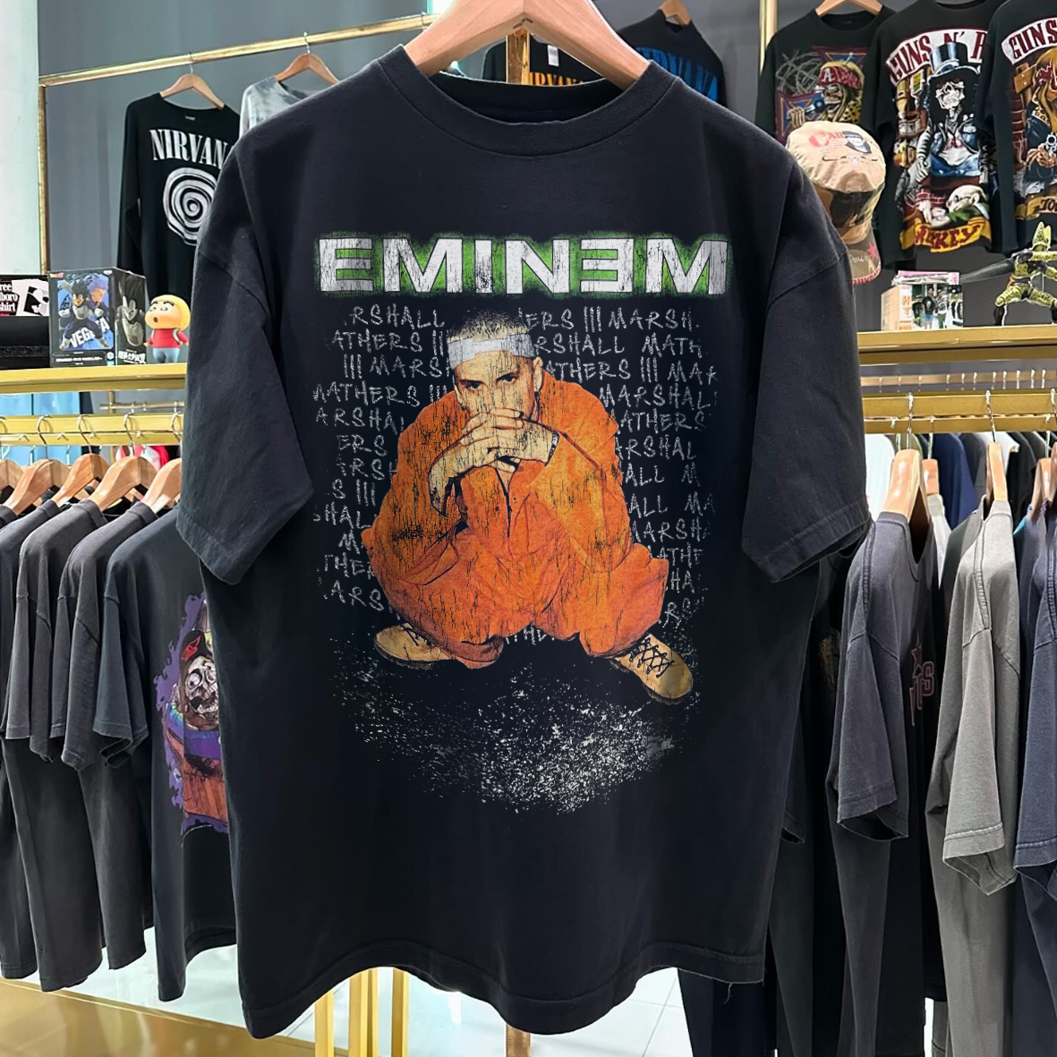 Marshall Mathers 'Criminal' Y2K Tour Rare Vintage Washed T-Shirt