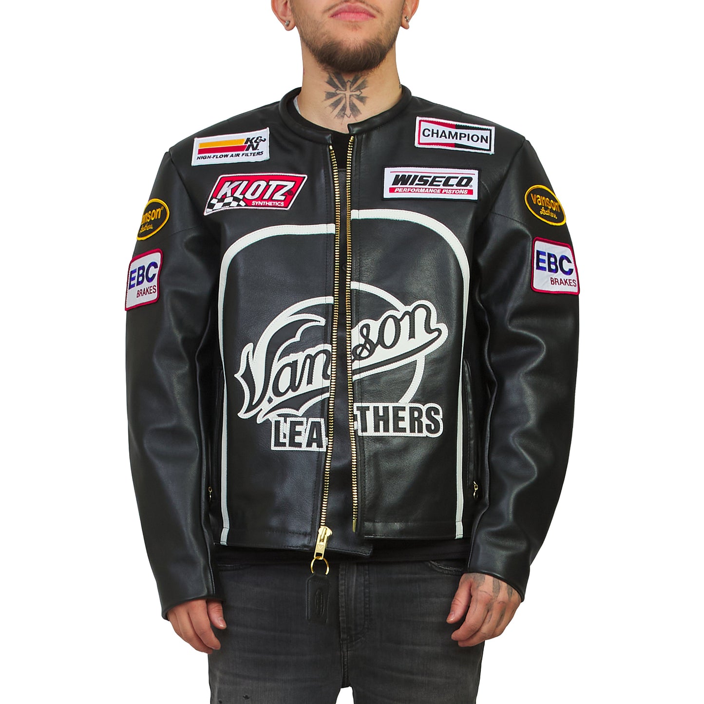 Bart Speedway Jacket | Black/Orange