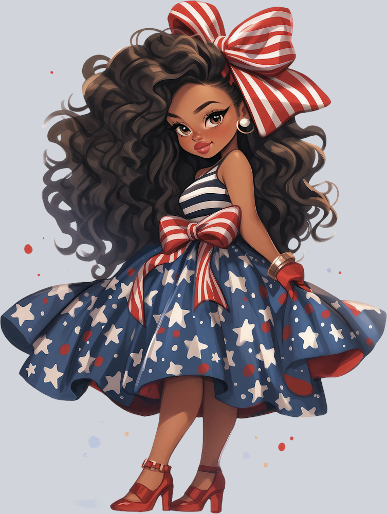 American Doll 6 - STK00191 (DTF Transfers)
