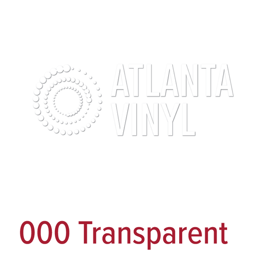 000 Transparent (Clear) Oracal 651 Permanent Vinyl (24" Roll)