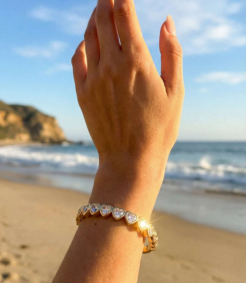 Heart Cuff Bracelet