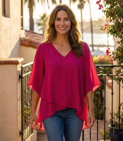 Bracelet Sleeve Asymmetric Top