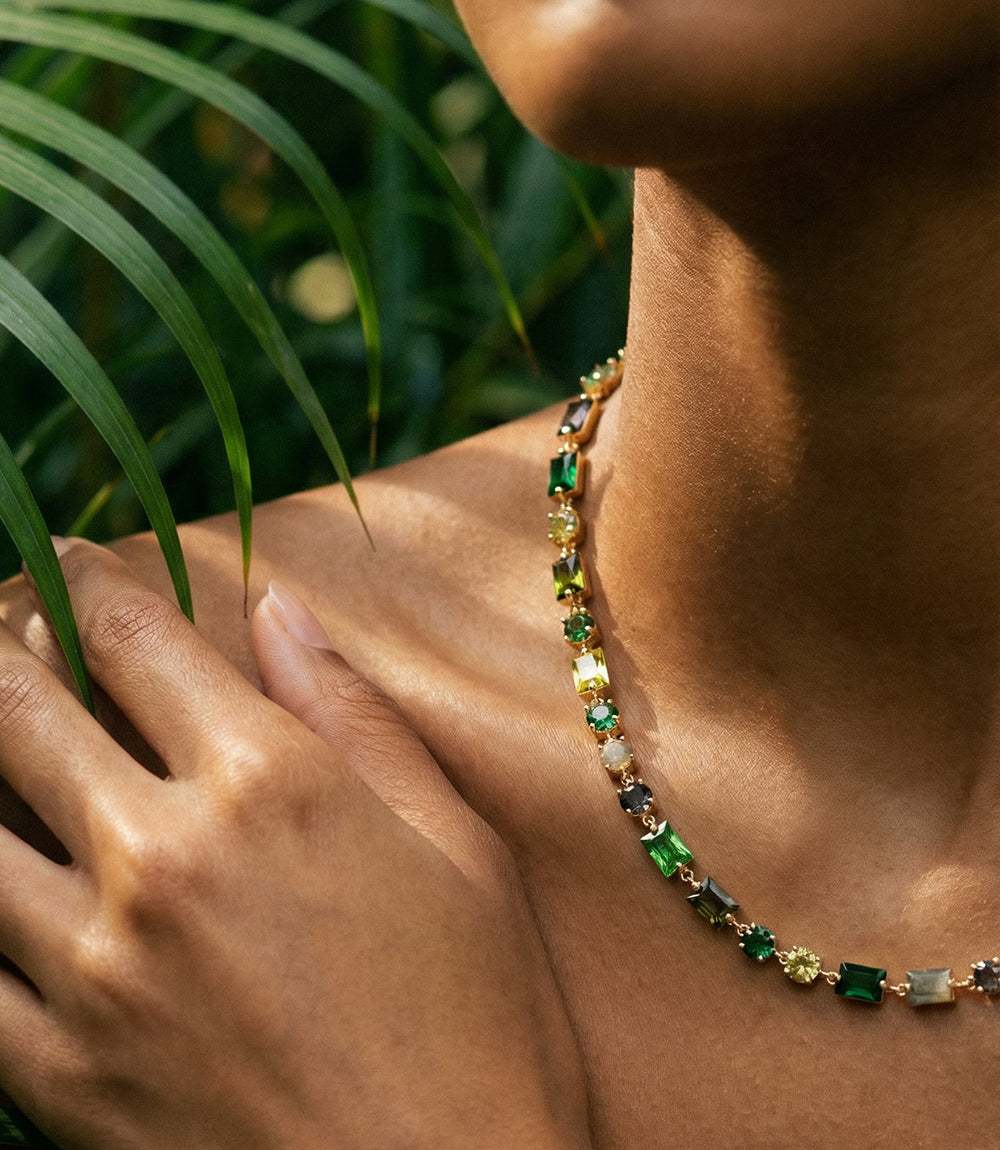 Emerald City Crystal Necklace
