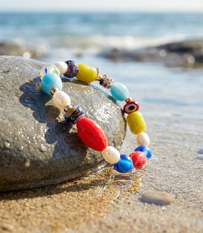 Mixed Bead Stretch Bracelet