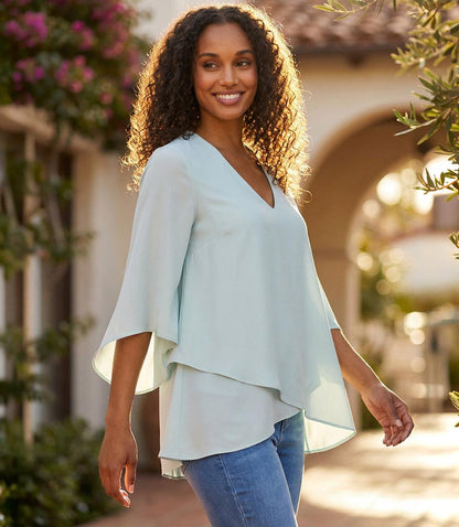 Bracelet Sleeve Asymmetric Top