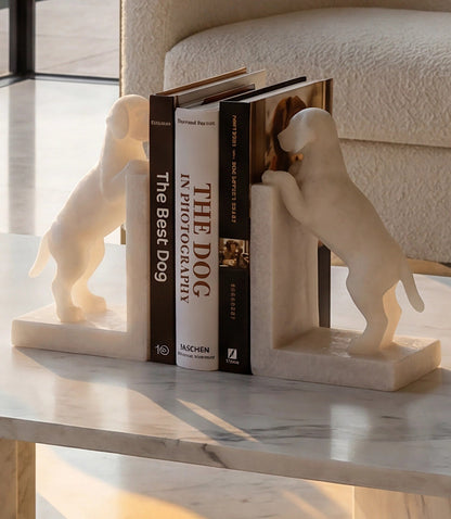 Dog Book Ends, Set Of 2