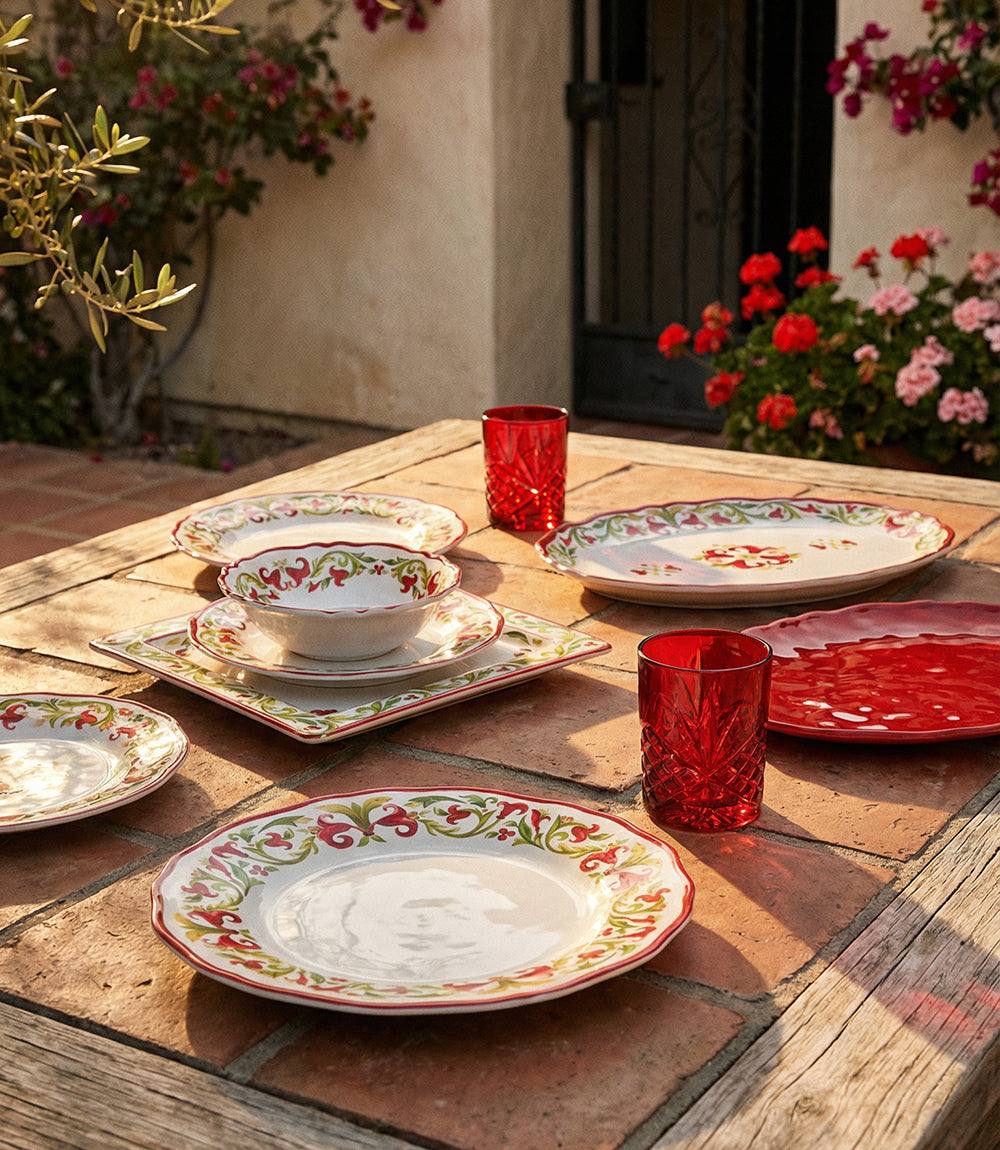 Melamine Roma Dinner Plate