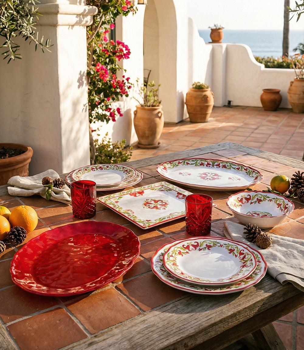 Melamine Roma Dinner Plate
