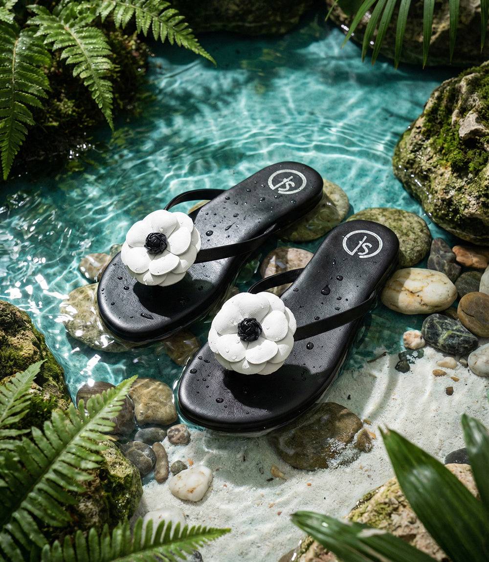 Solei Sea Valentina Flower Thong Sandals