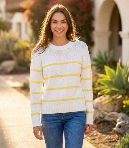Stripe Crewneck Sweater