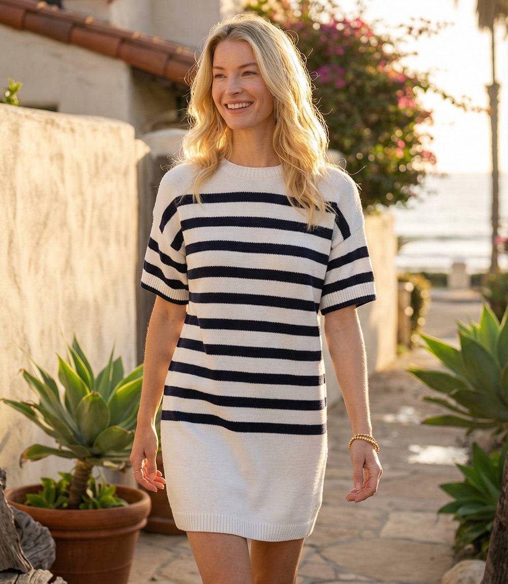 Stripe Sweater Dress