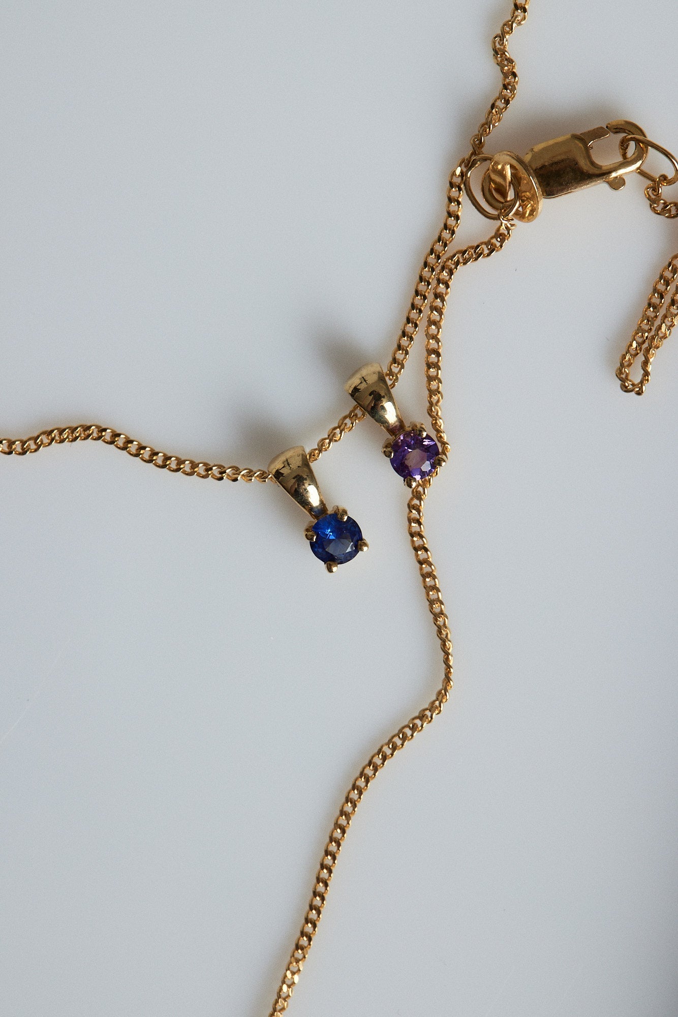 Birthstone Pendant | 9K White Gold