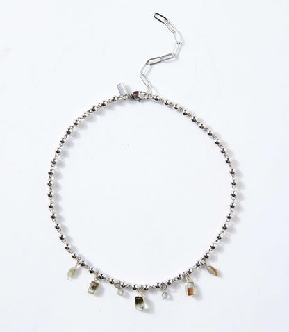 Labradorite Station Necklace