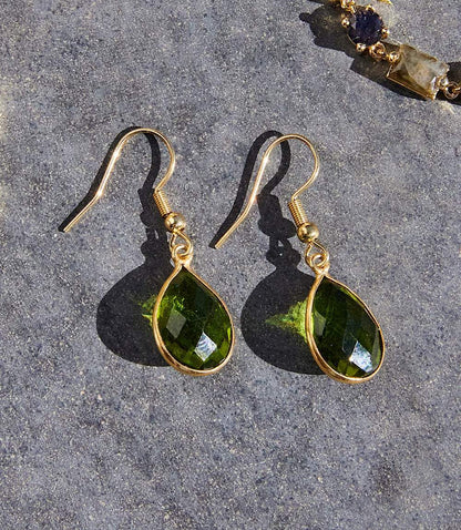 Peridot Gemstone Earrings