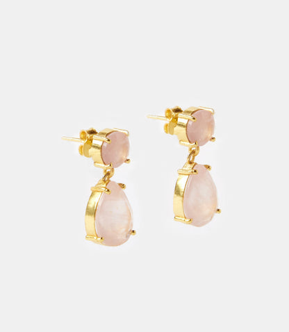 Gemstone Drop Earrings
