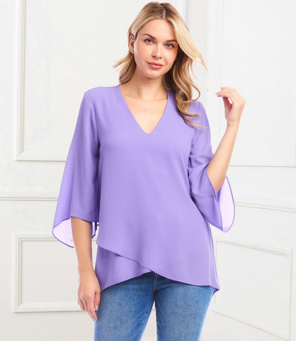 Bracelet Sleeve Asymmetric Top
