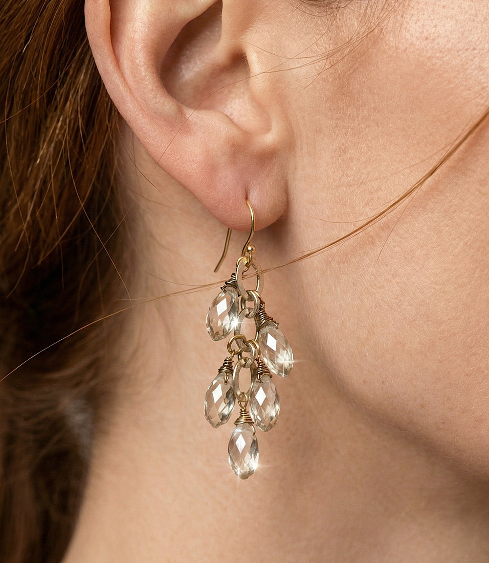 Crystal Cluster Earrings