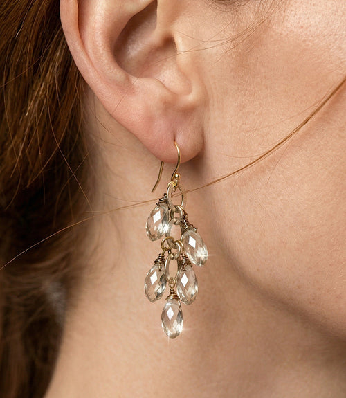 Crystal Cluster Earrings