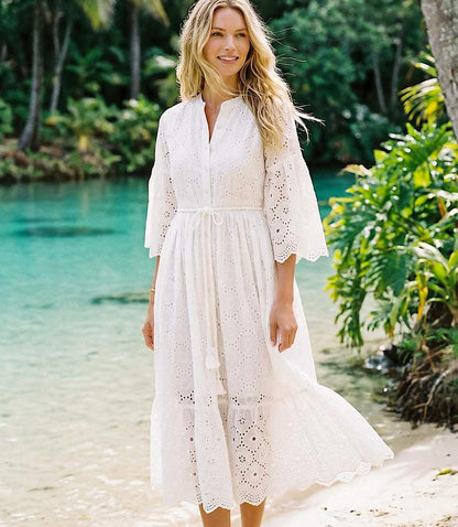 Tiered Midi Dress