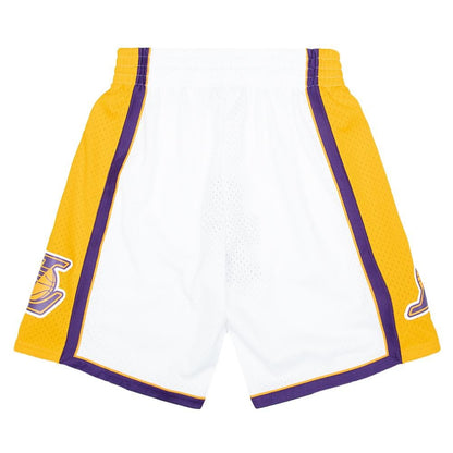 09-10 LA Lakers Swingman Shorts | White