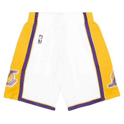 09-10 LA Lakers Swingman Shorts | White