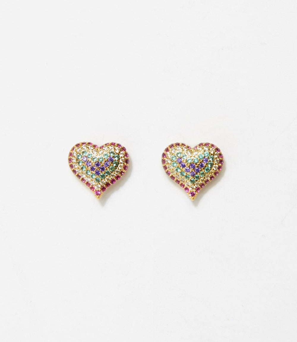 Crystal Heart Earrings