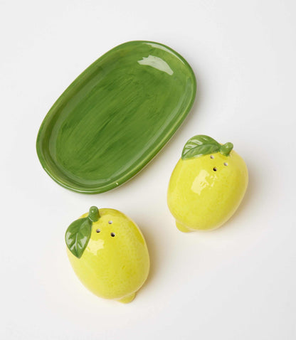 Lemon Grove Salt And Pepper Shakers