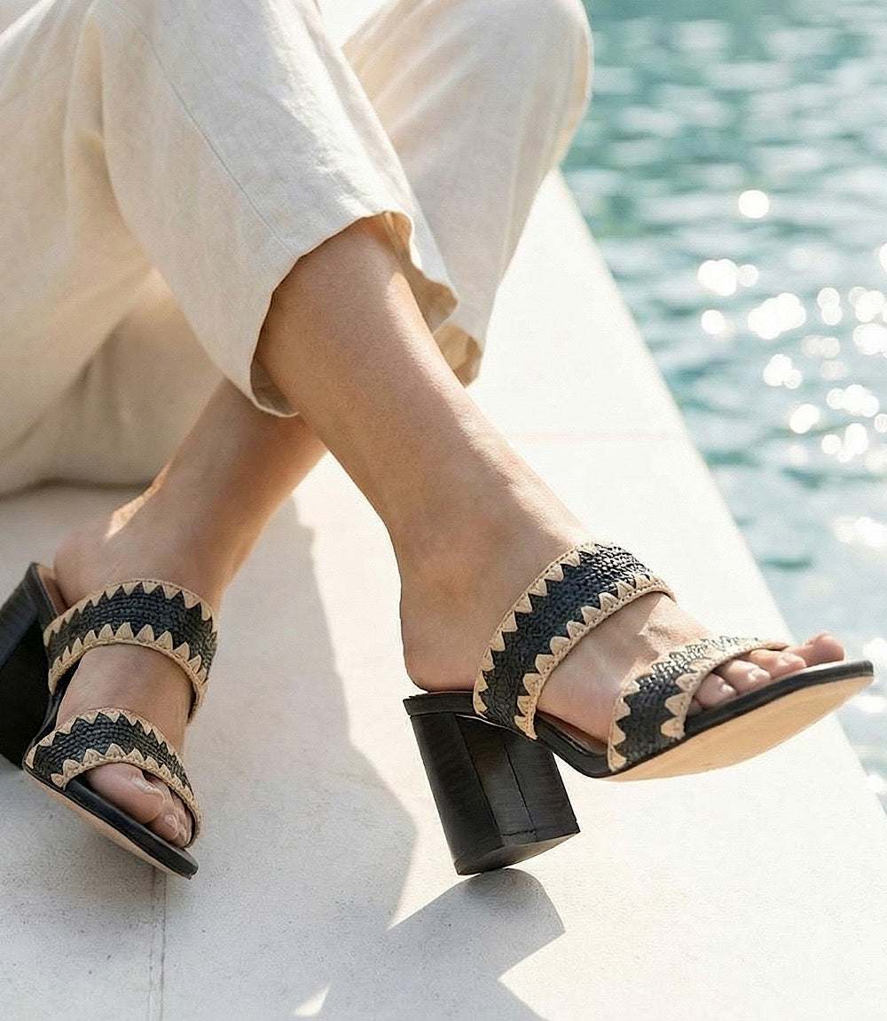 Seychelles Hattie Raffia Heel Sandals