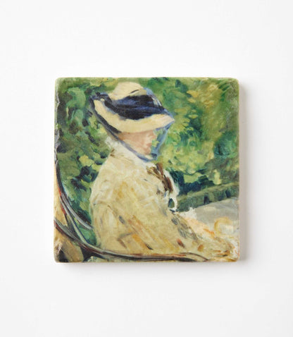 Édouard Manet Marble Coasters, Set Of 4
