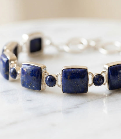 Sapphire Link Bracelet