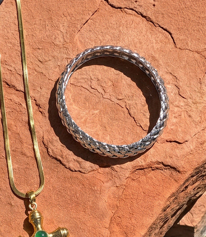 Braided Bangle Bracelet