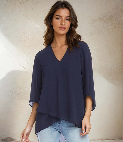 Bracelet Sleeve Asymmetric Top