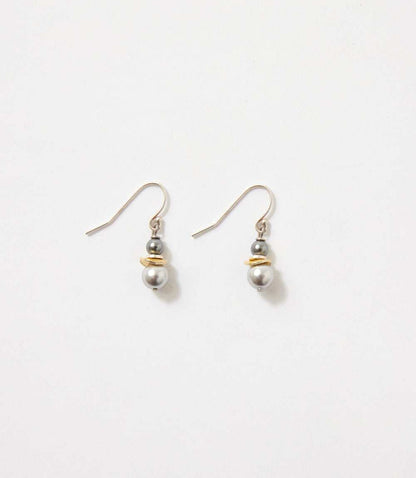 Double Pearl Earrings