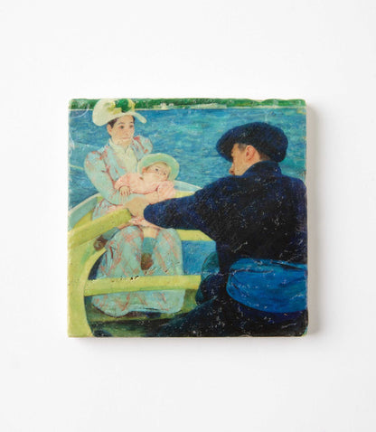 Mary Cassatt Marble Coasters, Set Of 4