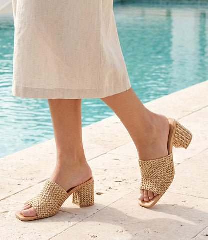 Seychelles Adapt Raffia Heel Sandals