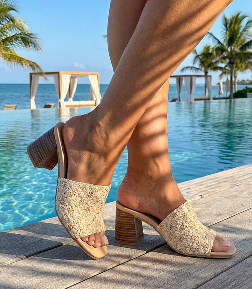 Seychelles Adapt Raffia Heel Sandals
